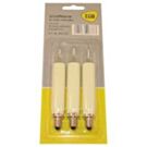 kerstverlichting minikaars e10 14v 3w 3 st reservelampjes 850010