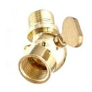 Draadstang kniegewricht messing M10 2000.1627.0101.3103