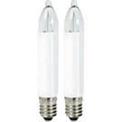 konstsmide 1038-020 e14 16v 4w reserve kerstlampje kaars 2 stuks