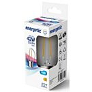 Energetic LED kogel E27 4-40W 4000K filament helder