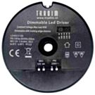 Leddriver 12V -40w ronde uitvoering met gat LD40CV12D Tradim