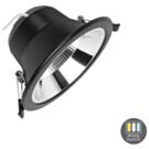 LED downlighter zwart reflector 12W Tri-White dimbaar
