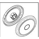 Nilfisk achterwiel rood Meteor 12404743