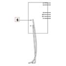 Nilfisk rugstofzuiger print accu 24V GD5 / GD10 fly 107407331