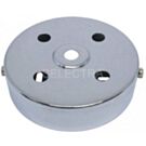 Plafondkap, zolderkap chroom metaal 95x25mm 5 lampen D580/4c 