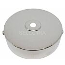 Plafondkap, zolderkap nikkel metaal hanglamp 95x25mm D580N Plafondkap, zolderkap nikkel metaal hanglamp 95x25mm D580N