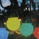 Feestverlichting 20 lampen G50 gekleurd koppelbaar