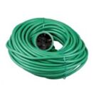 Verlengsnoer PVC groen 2x1mm 20 meter
