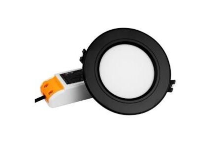 RGB-CCT LED Downlighter 6W zwart