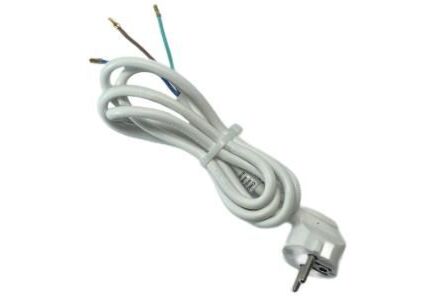  Aansluitsnoer Wit 3x1,5mm, 1,5m PVC