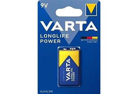 Varta Longlife Power E 9V Batterij - Krachtig & Betrouwbaar