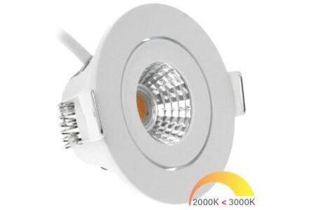 LED inbouwspot 5W DimToWarm 62mm 36gr rond verstelbaar wit