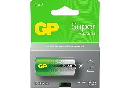 GP Super Alkaline batterij C blister(2)