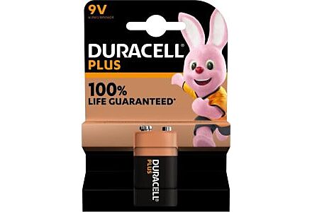 Duracell Plus 9V Alkaline Batterij E Blok