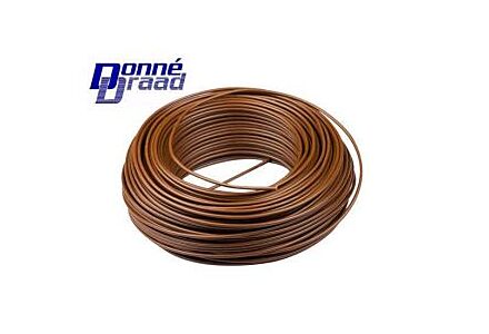 VD H07V-U draad Eca 2,5qmm bruin Donne 100m