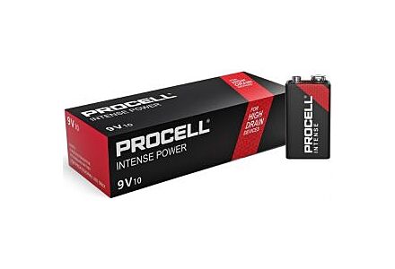 Duracell Procell Intense 9V Batterijen, 10-pack
