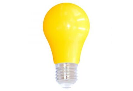 LED normaallamp GLS E27 geel 2W