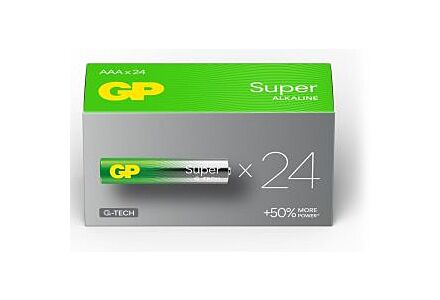 GP Super Alkaline batterij AAA doos(24)