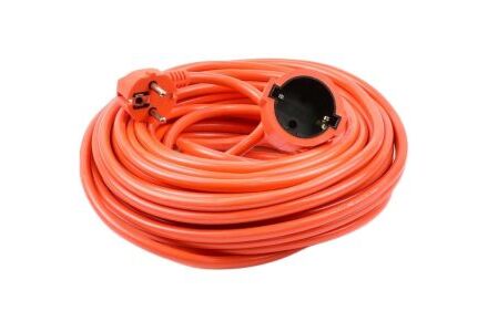 Merkloos Verlengsnoer 30m PVC Oranje 3680W
