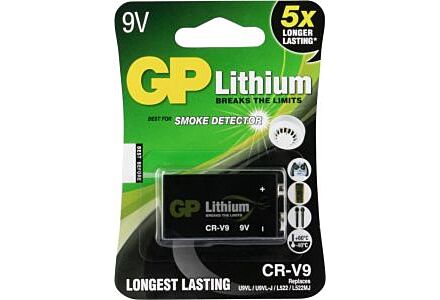 GP Lithium E 9V Batterij - Duurzaam en Licht