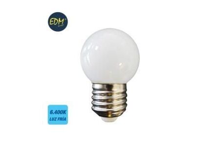 EDM LED kogel E27 1,5-15W 6400K