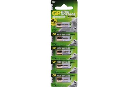 GP 23A Alkaline Batterijen 12V Blister (5 stuks)