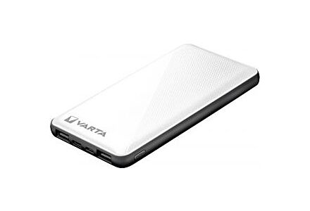 Powerbank 10.000mA zilver USB + USB-C
