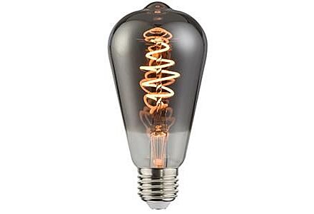 Nordlux LED ST64 E27 5-15W dimbaar grijs