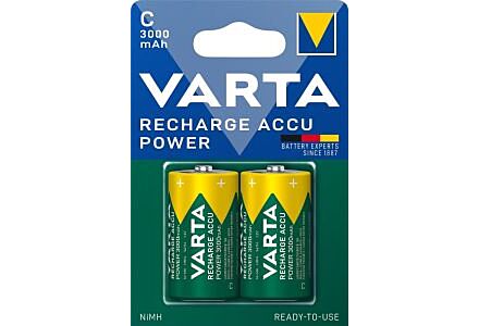 Varta C NiMH oplaadbare batterijen 3000mAh