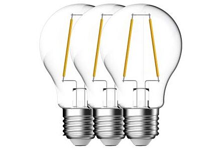 Energetic LED Lamp E27 4-40W 2700K Glas 3-pack