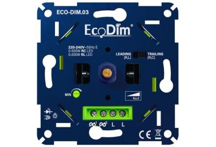 LED dimmer 0-500W EcoDim universeel