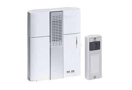 grothe mistral deurbel 43305 200m draadloos deurbelset 4011459433055 bel versterker