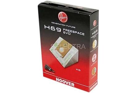 hoover stofzakken h69 freespace evo fv16 5 stuks 35601053