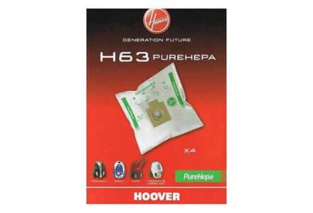 hoover stofzakken h63 purehepa sprint freespace capture cp70 cp09 tfs5182 tfs5184 4 stuks 35600536