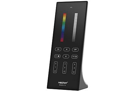 RGB-CCT afstandsbediening 2.4G 3-zones zwart staand model
