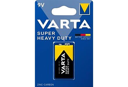 Varta Super Heavy Duty E 9V Batterij Blister