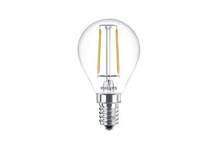 Philips LED Kogel E14 2-25W 2700K Helder