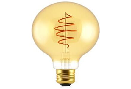Nordlux LED Globe G125 E27 4,9-35W 2200K filament spiraal gold dimbaar