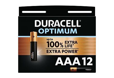 Duracell Optimum 200% batterij AAA blister(12)