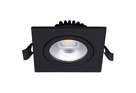 Profolux LED inbouwspot 6W Dimbaar Zwart