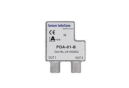 Coax opdruk verdeler 2-voudig IEC - TV splitter