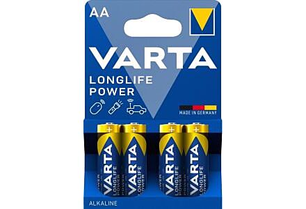 Varta Longlife Power AA Batterijen (4 st.)