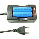 Merkloos 18650 Lader voor 2 Accu's, 3.7V Merkloos 18650 Lader voor 2 Accu's, 3.7V