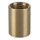 Draadeind verbindingssok messing binnendraad M10 601400 Draadeind verbindingssok messing binnendraad M10 601400