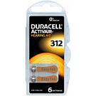 Duracell gehoor batterij 312 blister(6) Duracell gehoor batterij 312 blister(6)