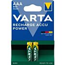 Varta NiMH AAA Oplaadbare Batterijen 800mAh Varta NiMH AAA Oplaadbare Batterijen 800mAh