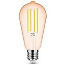 Modee LED ST64 E27 4-28W 1800K filament amber dimbaar Modee LED ST64 E27 4-28W 1800K filament amber dimbaar