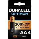 Duracell Optimum AA Batterijen - 200% Extra Duracell Optimum AA Batterijen - 200% Extra