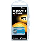 Duracell gehoor batterij 675 blister(6) Duracell gehoor batterij 675 blister(6)