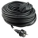 Technik Verlengsnoer Neopreen 20m IP44 Zwart Technik Verlengsnoer Neopreen 20m IP44 Zwart